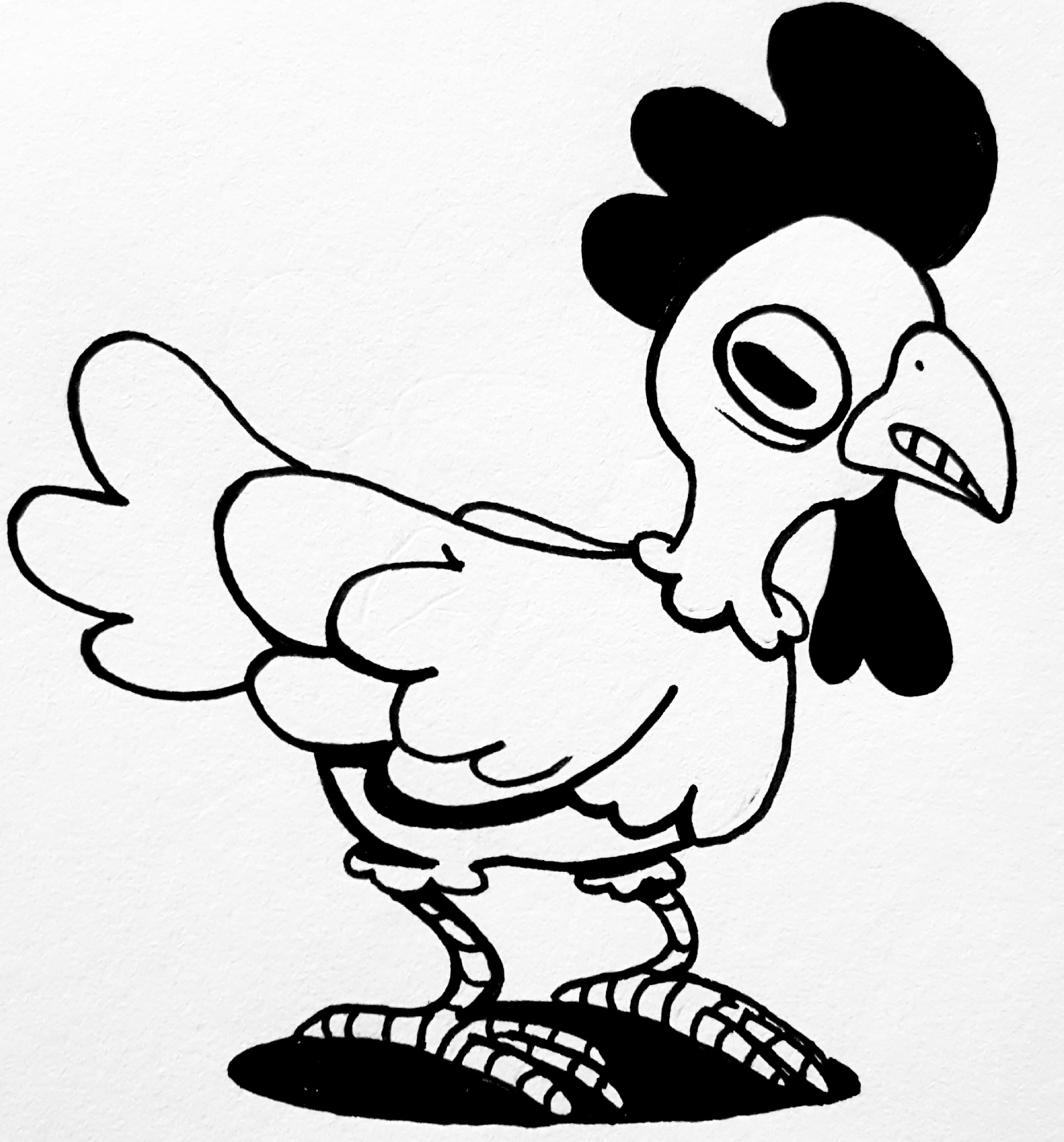 Inktober Day 5: Chicken